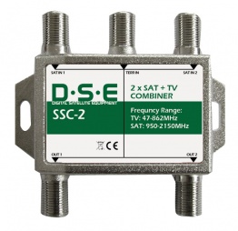 Sumator RTV/SAT x2 DSE SSC2, do twina - 2768