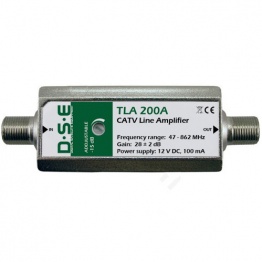 Wzmacniacz antenowy DSE TLA-200A 15-30dB reg. 12V - 2488