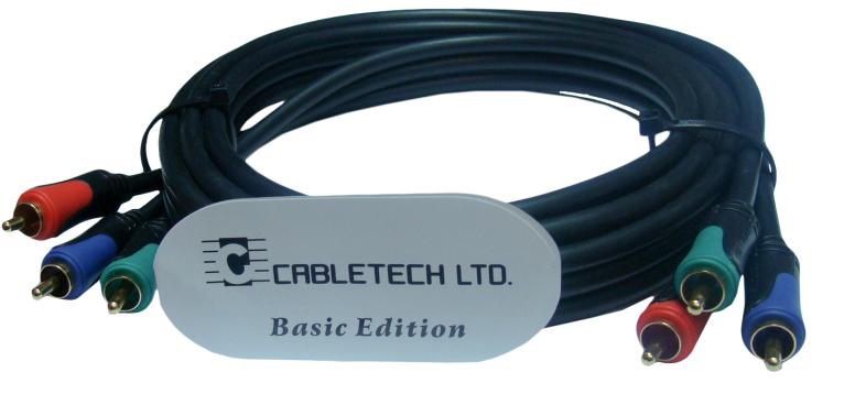 Kabel 3xRCA-3xRCA 1,8m component Basic  - 2293