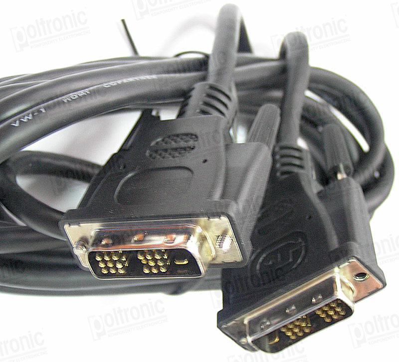 Kabel DVI-D dual link (24+1) 2m - 2258