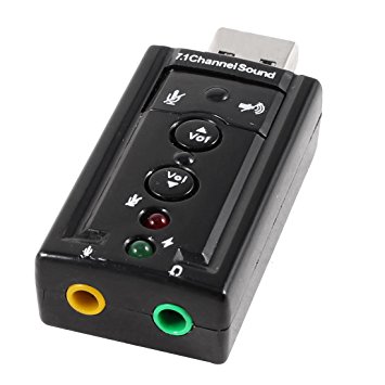 PC25 KARTA DŹWIĘKOWA MUZYCZNA USB 7.1 3D VIRTUAL - 2852