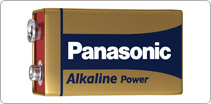 Bateria Panasonic Alkaline 9V 6LR61APB - 2295