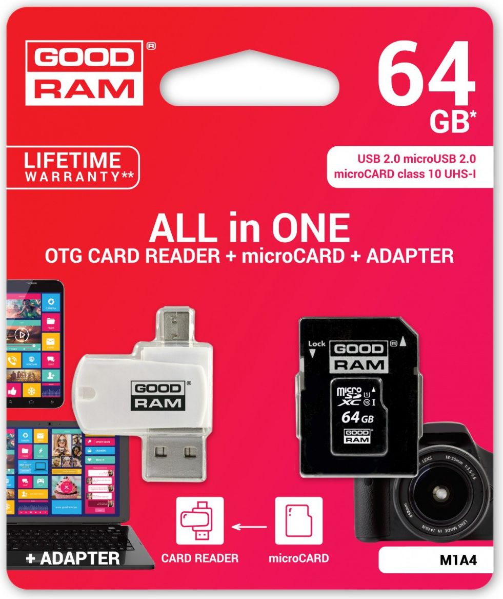 Karta MicroSD GoodRam 64GB - 2798