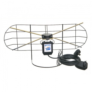 Antena DVB-T pokojowa SPACETRONIC ASP-2W Gold - 2826