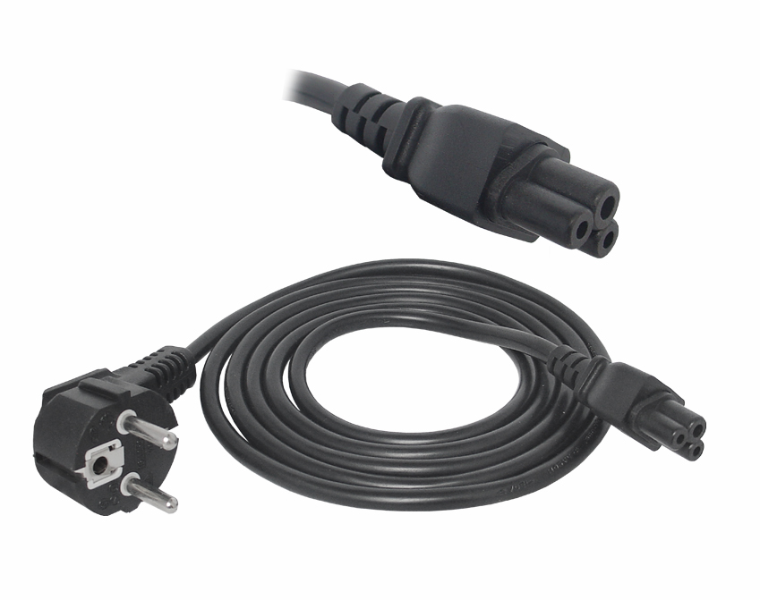 Kabel zasilający do laptopa 1.5 m (koniczynka) DS06 - 2695