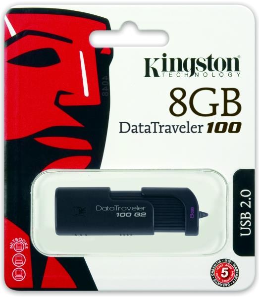 Pamięć USB DT100G2 8GB Kingston - 2490
