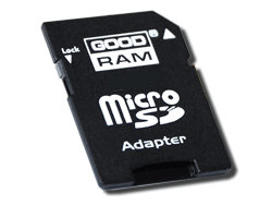 microSDHC Goodram 4GB + adapter SD - 2379